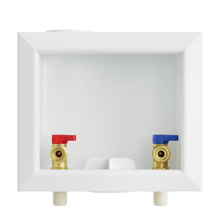 Jones Stephens Washing Machine Box, Center Outlet, 1/2in. CPVC Connection B05941